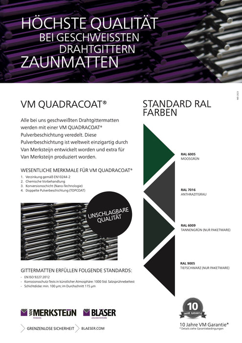 VM Doppelstabmatte leicht 6/5/6 mm